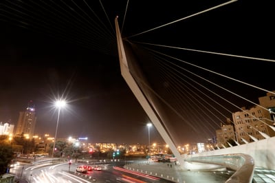 גשר המיתרים. ירושלים.