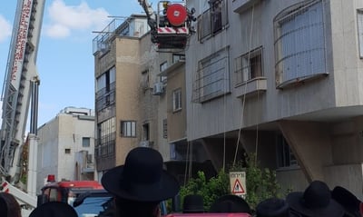 זירת השריפה