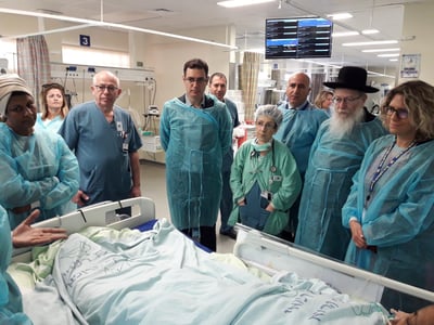 ליצמן בביקור האחות