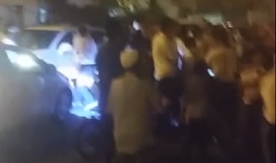 חלק מההתקהלות הלילה