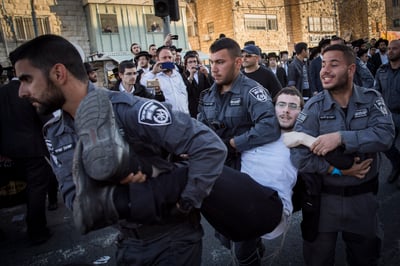הפגנת הפלג הירושלמי, בשנה שעברה