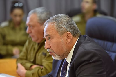 השר ליברמן והרמטכ"ל איזנקוט