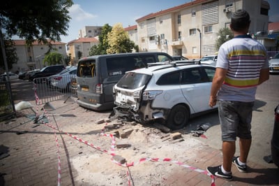 נפילת הרקטות בשדרות