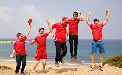 המשפחות שזכו בחופשת קיץ.