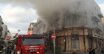 זירת השריפה