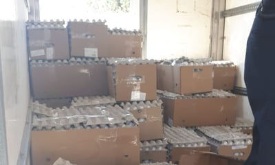 המשטרה סיכלה הפצת 10 אלף ביצים. צפו