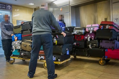 מזוודות בנתב"ג. אילוסטרציה