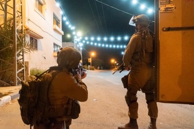החיילים במצוד אחר המחבל