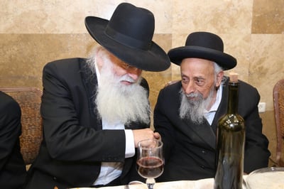 הגר"ש בעדני חיתן את נכדתו • צפו בגלריה