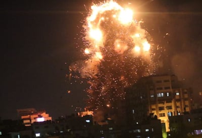 מטוסי קרב תקפו כ-  150 יעדי טרור ברצועה