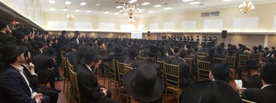 העצרת נגד חוק הגיוס בלייקווד, אמש