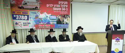 חברי ועד ההלכה במרכז הרפואי במהלך הקמפיין