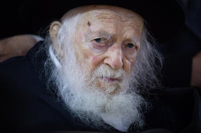 מרן שר התורה הגר"ח קנייבסקי. בביתו התגבשה הפשרה
