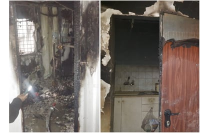 גבר ואישה נפצעו באורח קשה בשריפה בדירה באופקים