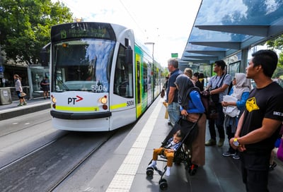 תחנת רכבת במלבורן