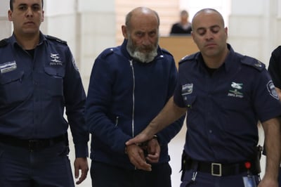 הנאשם ברצח, היום בבית המשפט