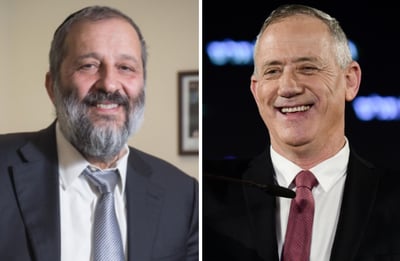 אריה דרעי ובני גנץ