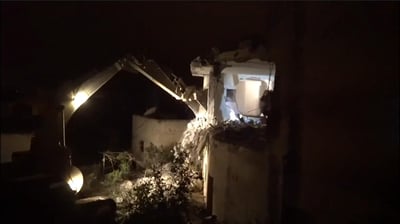 לוחמי צה"ל הרסו את ביתו של המחבל צאלח ברגותי