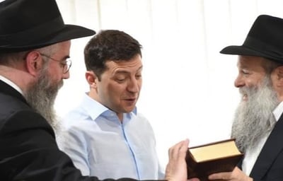 הנשיא במפגש עם רבני חב"ד מקומיים, השבוע