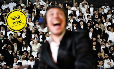 חוגגים במירון, אילוסטרציה