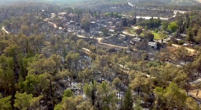 תיעוד עצוב: כך נראה 'המושב' החרוך • צפו