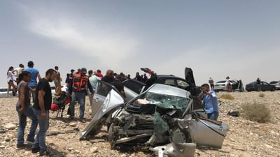 תאונה קטלנית בכביש 90: 2 ילדות - נהרגו