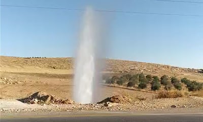 שוב: חבלה באספקת המים ליישובי הר חברון
