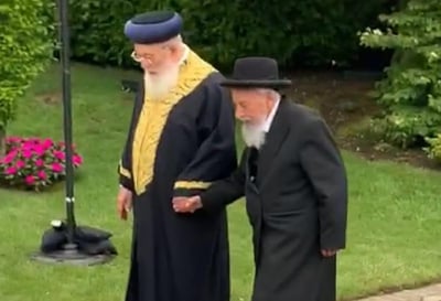 הראש"ל הגר"ש עמאר והגר"ש בעדני