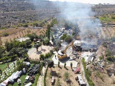 צפו: כוחות הביטחון פינו השתלטות ערבית על קרקע יהודית