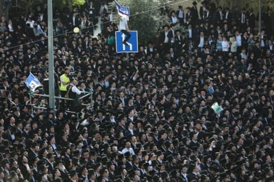 הסדרי התנועה בירושלים בעצרת הבחירות