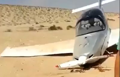 מתא הטייס: נחיתת החירום של המטוס הקל בנגב