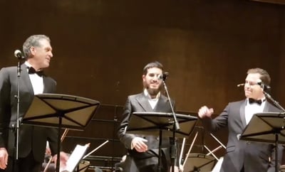 שלושת החזנים בביצוע מופתי ליוסל'ה • צפו