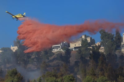השריפה במבשרת: נבלמה התפשטות האש