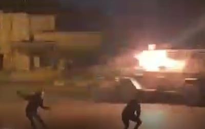 בפאתי רמאללה: בקבוקי תבערה מטווח אפס