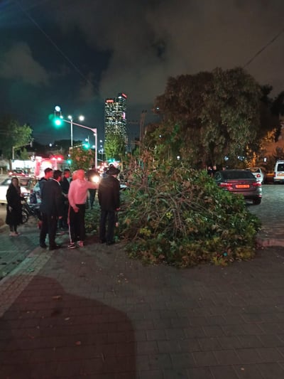 זירת האירוע בבני ברק