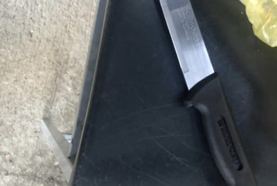 הסכין שנתפסה