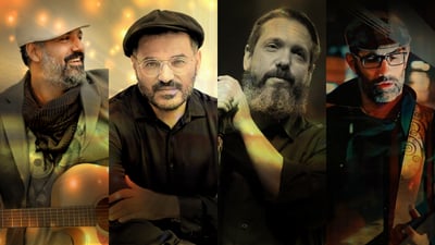 ארבעת הזמרים התכנסו לביצוע משותף: אין איש שאין לו נר