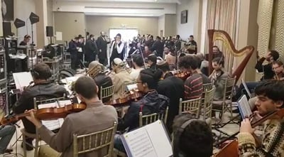 הצצה בלעדית: החזרות ליצירה של סיום הש"ס