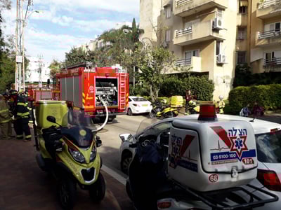זירת השריפה