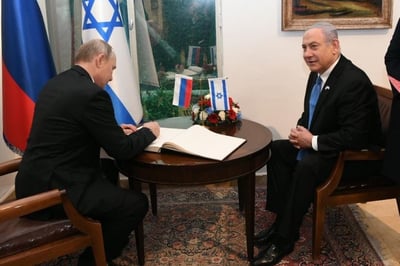 נתניהו ופוטין, הבוקר