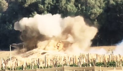 שנתיים אחרי: תיעוד 'פיגוע הדגל' בגבול עזה