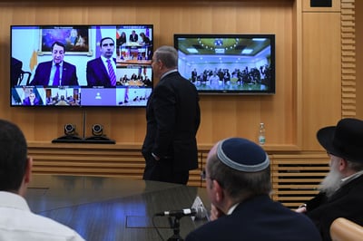 נתניהו קיים ועידה בינלאומית: להפריד חולי קורונה מבריאים