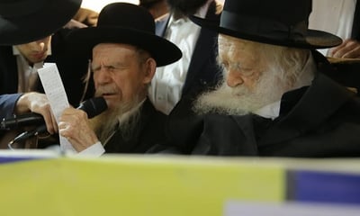 מרן הגר"ח קנייבסקי והגר"ג אדלשטיין