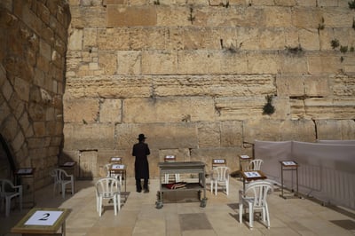 הכותל בימי הקורונה