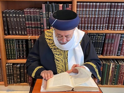 פרשת אחרי מות - קדושים • הראשל"צ הגאון רבי שלמה עמאר עם וורט על הפרשה