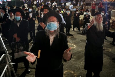 כמה מהחוגגים אתמול במירון