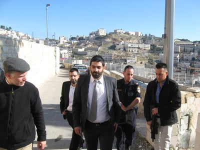 ח"כ מלכיאלי בסיור בהר הזיתים