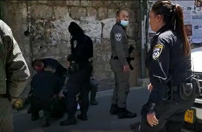 לא נרגעים: שוב במאה שערים - דגלי פלסטין ומעצרים