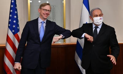 נתניהו עם בראיין הוק, היום