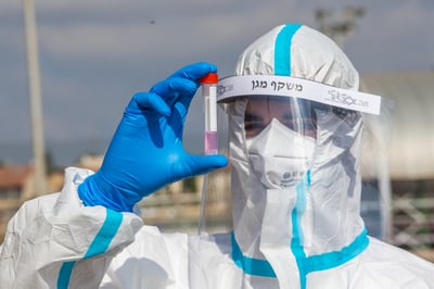 עדכון קורונה: 1,360 חולים חדשים אתמול; 643 מאז חצות
